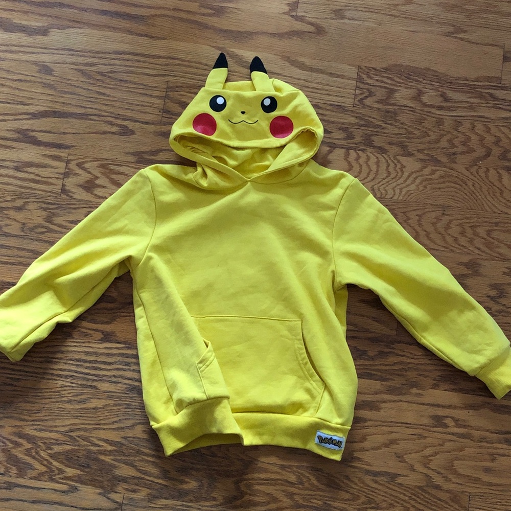 Pokemon Pikachu Character Hoodie with Ears